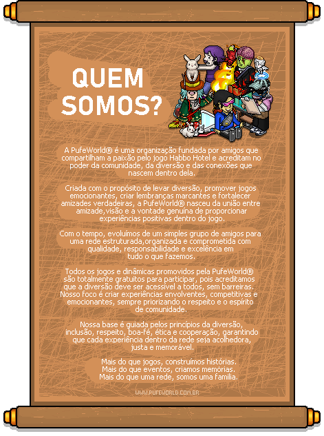 Quem Somos - Rede PufeWorld